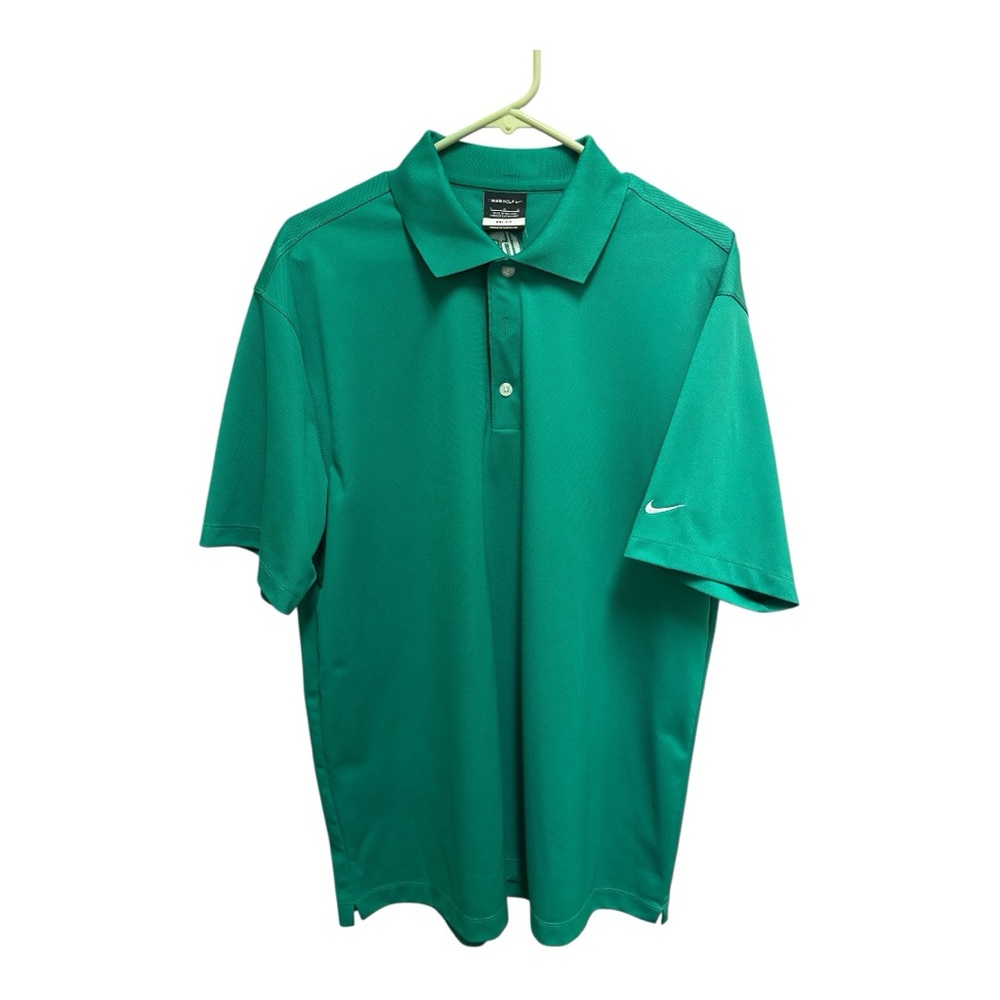 Nike Green Polo Shirt Classic Design